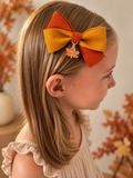Faux Leather Charm Bows