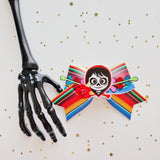 Faux Leather Fiesta Bow