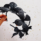Black Butterfly Statement Headband