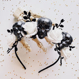 Skull & Rose Headpiece