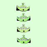 Toy Alien Pig Tail Clip Set