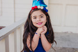 Patriotic Pom Pom Headband