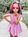 Patriotic Pom Pom Headband