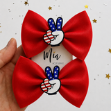 Peace Hair Bows