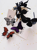 Black Butterfly Statement Headband