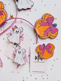 Pink Bow Pumpkin Ears