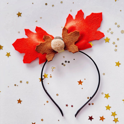 Leaf Acorn Bow