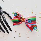 Faux Leather Fiesta Bow