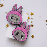 Colorful Monster Hair Clip Set