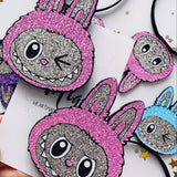 Colorful Monster Hair Clip Set