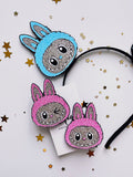 Colorful Monster Hair Clip Set