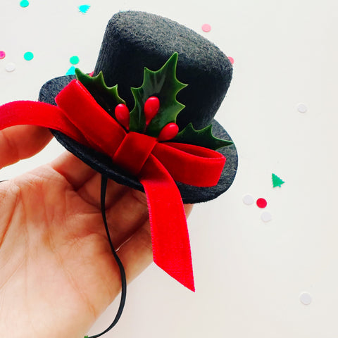 Miniature Snowman Hat