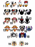 Cruise Character Hair Clips
