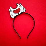 Heart Hand Headband