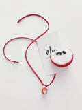 Back To School Suede Necklace