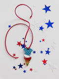 Patriotic Popsicle Necklace