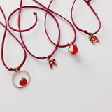 Back To School Suede Necklace